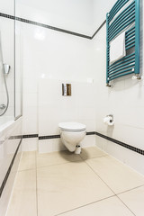 Naklejka na ściany i meble Interior of clean toilet