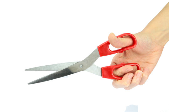 main et ciseaux