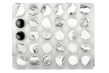 empty blister pack