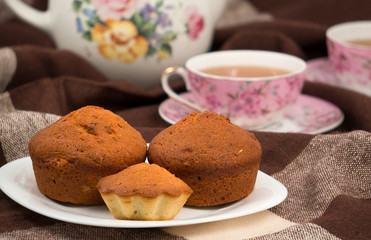 Muffins and tea
