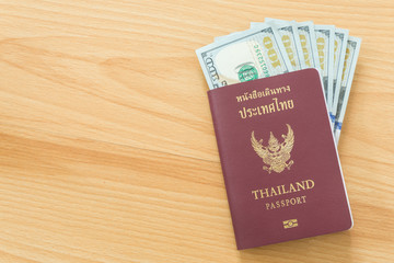 hundred dollar bills thai passport