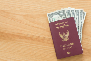 one dollar bills thai passport