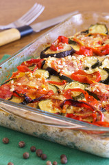 Gratin with vegetables