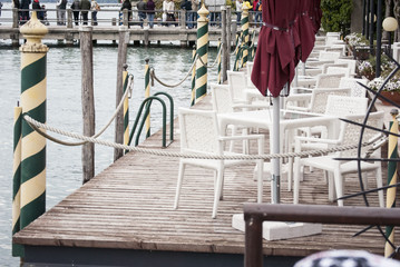 Naklejka premium Waterfront seats