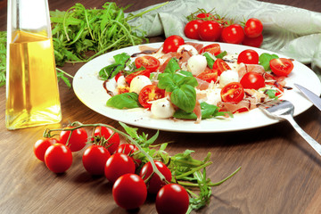 Mozzarella teller