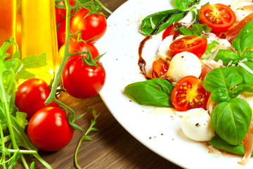 Mozzarella teller