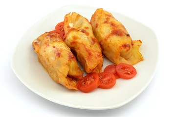 cabbage stuffed with meat