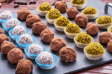 Praline di cioccolato casalinghi