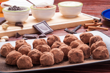 Cioccolatini tartufi  casalinghi