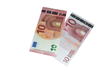 new and old ten euro banknotes