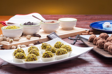Praline di cioccolato casalinghi