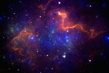 Obraz na płótnie Canvas Deep space nebula