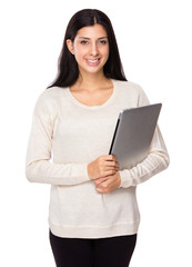 Woman with laptop