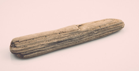 washed out seawood isolated on white. vintage