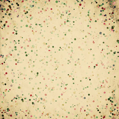 Polka dot pattern in vintage retro style. Background