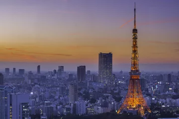 Tuinposter Tokyo Tower, Tokyo, Japan © somchaij