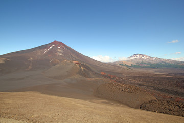Fototapeta na wymiar Lonquimay and tolhuaca volcano, Chile