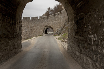 Fototapeta na wymiar Golubac Fortress.