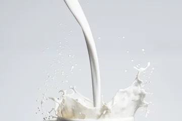 Papier Peint photo Lavable Milk-shake Éclaboussure de lait