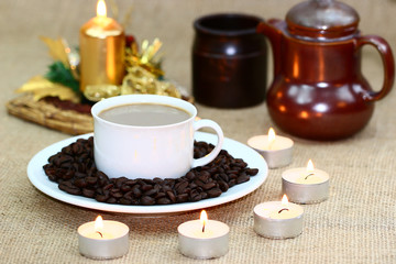The festivity of coffee drinking