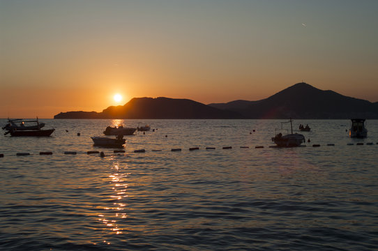 Fototapeta Закат над адриатическим морем