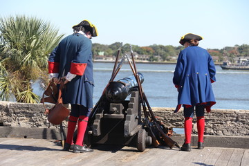 historical performance in Castillo de San Marcos