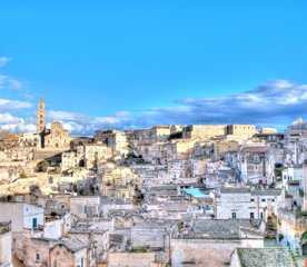 Naklejka premium View of Matera, Italy, UNESCO