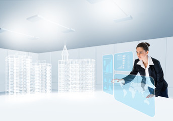 Obraz premium Woman architect