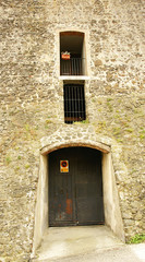 Fototapeta na wymiar Fachada del castillo de Hostalric, Girona