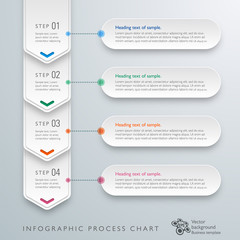 Infographics Vector Background Workflow