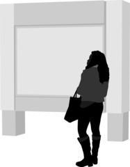 Fototapeta premium Meet by the Big Sign