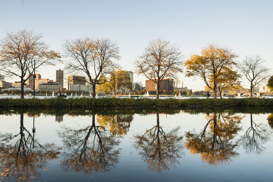 Storrow Lagoon, The Boston Embankment And Esplanade