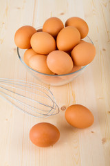 Brown eggs