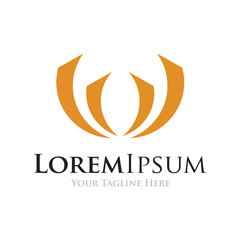 Great company award winning brand concept elements icon logo