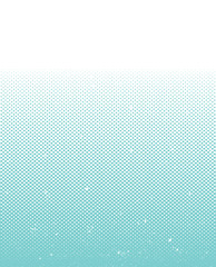A blue vector halftone pattern with a grunge texture