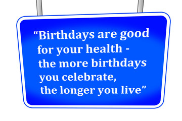 funny saying about birthdays
