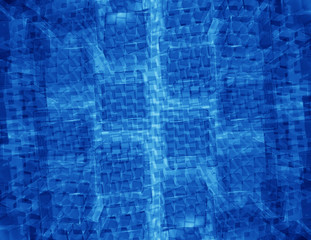 Abstract geometric Blue background
