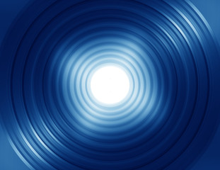 Abstract background with blue circles