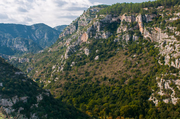 Fototapeta na wymiar Pantalica's canyons