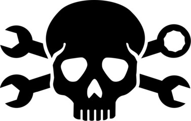 Mechanic Skull Wrench