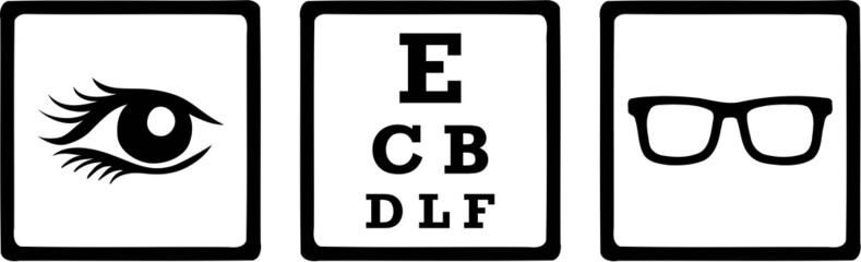 Optician Icons Eye