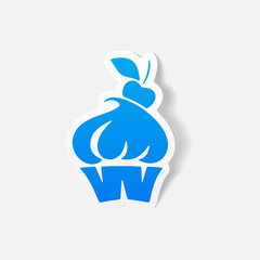 realistic design element: cake