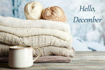 Hello December, greeting card © Africa Studio