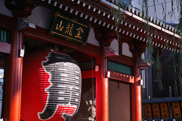 Naklejka premium 雷門