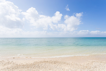 Fototapeta na wymiar 沖縄のビーチ・木綿原ビーチ