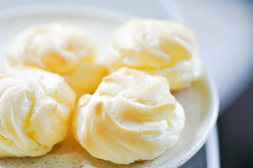 eclair ,choux cream,choux pastry