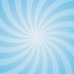 blue color circle swirl burst background. Vector illustration