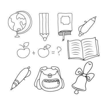 School - doodles collection