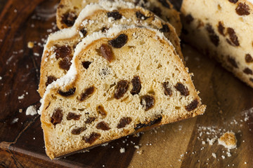 Festive Christmas German Stollen Bread