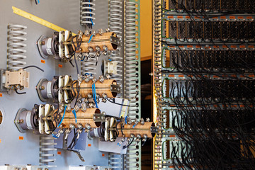 The old ceramic fuses on control panel